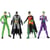 Coffret 4 figurines batman 30 cm : batman - robin - le joker - l'homme mystére - spin master