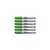 Lot de 6 marqueurs effaçables pointe ogive 5 à 7 mm - GIOTTO - Encre verte
