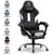 Chaise gaming GTPLAYER - Tissu respirant - GT905-WT - Blanc - 55 x 58 x 139 cm