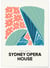 Affiche Sydney Opéra | A3 : 29,7x42cm