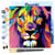 Mini Peinture par Numéro Figured'Art 20x20cm avec cadre Lion Pop Art - Petit Format