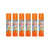 Lot de 6 tubes de colle - Transparent - Papier - Carton - Ecole - Cléopâtre - 8G