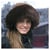 COOLCASC EXCLUSIVE Casque en Fourrure Marron Bronze