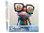 Peinture par Numéro Figured'Art - Grenouille et Lunettes - Kit de Loisir Créatif DIY Numéro d'Art Complet - 40x50cm sans châssis en bois