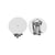 Clip, 19mm ø, platine, 2 pièces