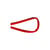 Bobine 25m tubulaire satin 5 mm Rouge