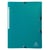 Chemise à élastiques 3 rabats PP OPAK - A4 - Vert foncé - x 50 - Exacompta