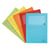 Paquet de 50 chemises à fenêtre à soufflet SUPER 160g/m2 - 22x31cm - Couleurs assorties - x 8 - Exacompta
