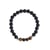 Bracelet Pierre de lave et Oeil de Tigre Perles rondes 8 mm - Omsaé