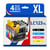 123CONSOMMABLES - LC123 - Pack 4 Cartouches Compatibles avec Brother LC123XL pour Imprimante DCP-J132W J152W J172W J552DW J752DW J4110DW MFC-J245 J6520DW J6720DW (1 Noir / 1 Cyan / 1 Magenta / 1 Jaune) - 123CONSOMMABLES
