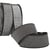 Bobine 20m élastique métal 40mm argent/noir