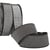 Bobine 20m élastique métal 40mm argent/noir