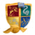 Harry Potter - Oreiller avec peluche Quidditch Crest & Vif d'or - Noble Collection