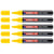 Lot de 5 marqueurs peinture permanent pointe ronde 2-3 mm - EDDING - Jaune