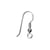 Crochets d'oreille, argent, 20mm, 4 pces