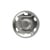2 boutons pressions à coudre 30mm argent