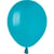50 Ballons Turquoise Mat Ø13cm