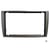 Façade autoradio 1DIN 2DIN Peugeot 308 308CC - ap07 - Argent
