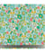 Tissu Fleuris Betsy Bleu et vert