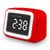 Mini Enceinte Bluetooth HD Avec Miroir LED Alarme Double Température Réelle Haut-Parleur Mains-Libres Rouge YONIS