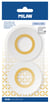 Blister 2 rubans adhésifs double face 15 mm x 10 m