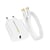 Mayaxess Chargeur Secteur pour Galaxy A53 20W + Câble USB-C 1m Blanc