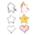 Emporte-pièce Licorne assortis (x3)