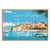 Tableau mural encadré illustration port de Saint-Tropez 65x97 cm