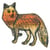 Ecusson thermocollant renard 4 cm x 4,5 cm