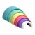 Jouet à empiler petit arc-en-ciel en silicone