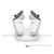 Station de charge compacte Meta - 1-20856552 - Blanc lunaire - 117 x 67 x 117 mm