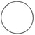 Graine Créative - Cercle nu en métal Noir 20 cm