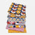 8 coupons tissu patchwork coton couture 40 x 50 cm TONS ORANGE BLEU ET 544