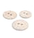Bouton rond coquilles d'œufs 2 trous gris clair