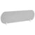 Séparateur de Bureau Gris Clair en PET Acoustique Recouvert de Tissu 160 x 40 cm avec Pinces de Fixation