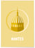 Affiche ville Minimaliste Nantes | A3 : 29,7x42cm