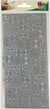 PEEL OFF'S FLOCONS ARGENT 105x232