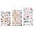 89 stickers colorés - Tropical