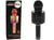 Microphone Sans Fil USB Enceinte Karaoké Enregistrement Modèle WS858 Noir