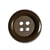 Lot de 6 boutons Clown couleur Marron 38mm