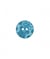 Bouton rond Fleurs 12 à 18mm 2 trous - Prym Bleu Turquoise