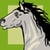 LUC - Kit canevas Soudan 25x25cm Cheval