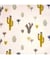 Tissu coton Cactus de 150 cm de largeur Blanc vendu par 50 cm
