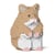 Hamster beige debout Taille standard | JEKCA | 14 ans et +