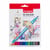 Feutres - Deux pointes - Fine et pinceau - 12 teintes - Coloriage, dessin - Bruynzeel