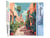 Peinture par Numéro Figured'Art - Ruelle marocaine - Kit de Loisir Créatif DIY Numéro d'Art Complet - 40x50cm sans châssis en bois