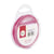 Ruban organdi, 7 mm, rouleau 10 m, rose foncé
