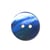 Bouton en Nacre couleur Turquoise