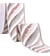 Bobine 24m galon jacquard vagues 58mm gris/rose