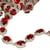 Bobine 5m galon pierres 15mm rouge